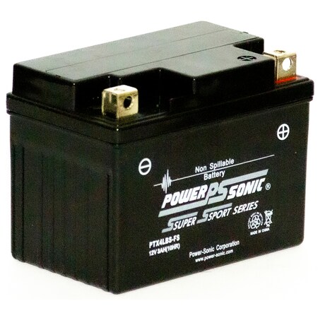Power Sonic PTX4LBS-FS Factory Activated AGM PowerSport Battery PTX4LBS-FS